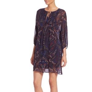 Josie ‘Aggi' Paisley Print Silk Tunic Dress Size S